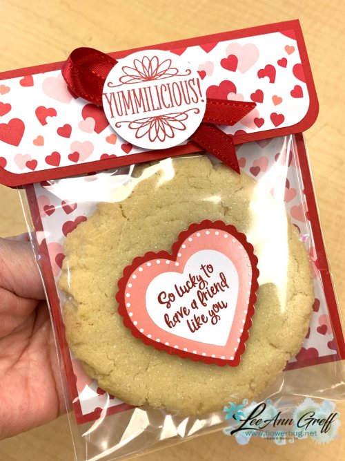 Valentines cookie treat .