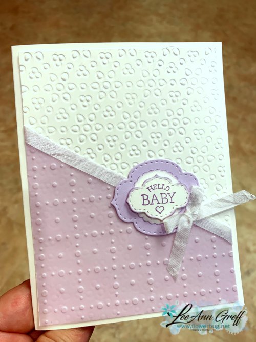 So Very Vellum Purple Posy