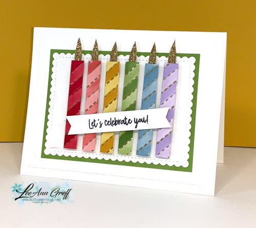 Golden Honey Candles card