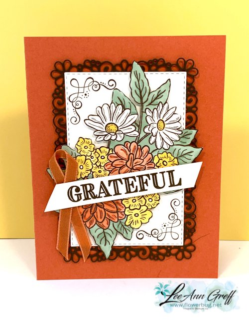 Floral spray grateful