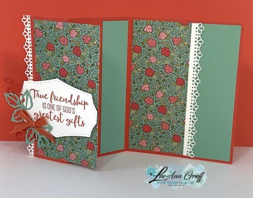 Ornate Garden Fun Fold Terracotta Ornate Garden Fun Fold Terracotta