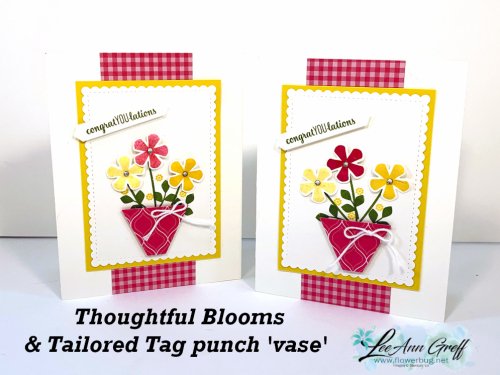 Tailored Tag punch vase 