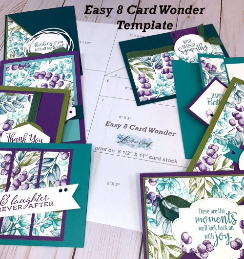 Easy 8 card wonder template Easy 8 card wonder template