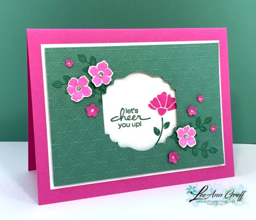 June 22nd Flowers window card