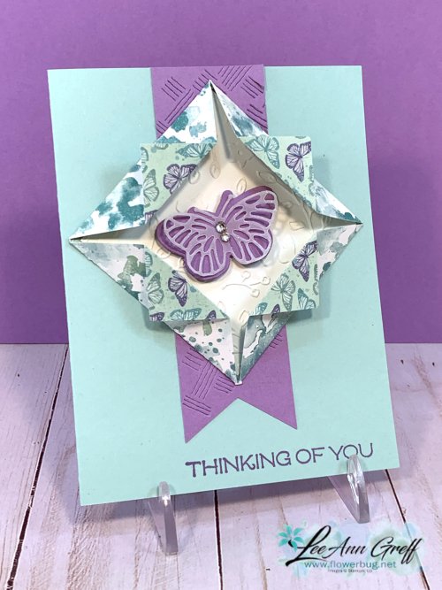 Butterfly square pop up