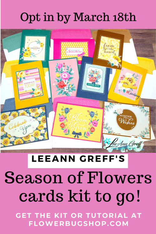 Season of Flowers Cards kit to go