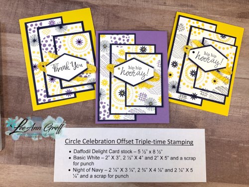 Circle Celebration Offset Stamping