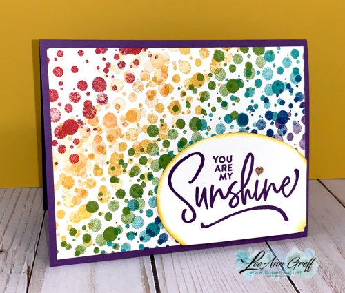 Life is Beautiful blends over embossing