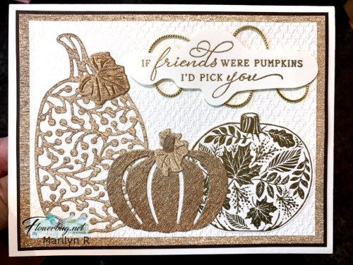 Pretty Pumpkins gold 