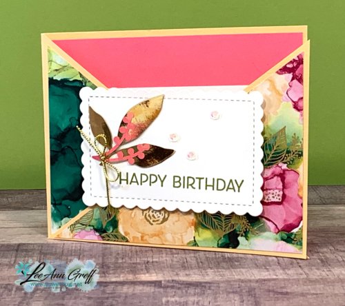 Expressions in ink faux pocket pink