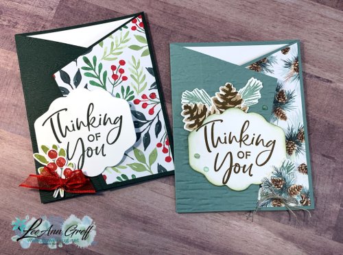 Angled Gatefold cards. .