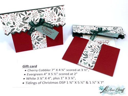 Tidings of Christmas gift card