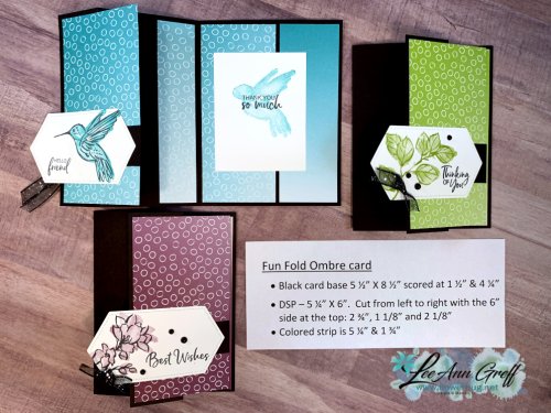 Oh So OMbre Club cards 