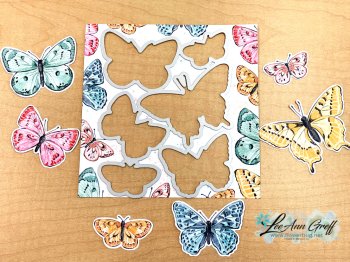 Butterfly bouquet graphic