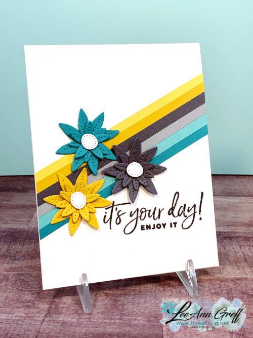 Paper Strips Pierced blooms