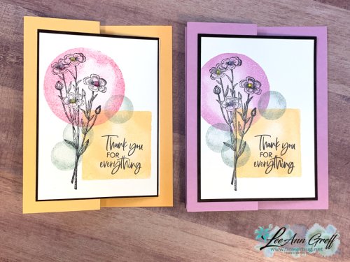 Watercolor  Shapes color combo