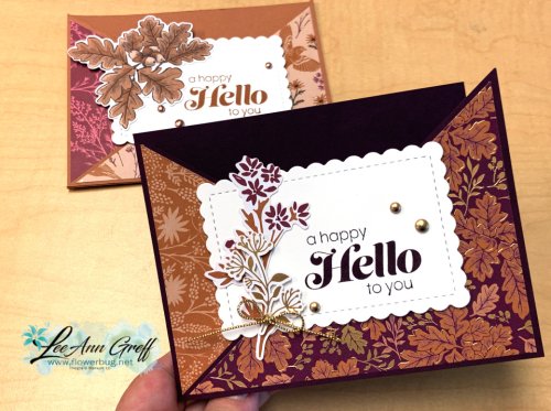 Blackberry Beauty diagonal cards 