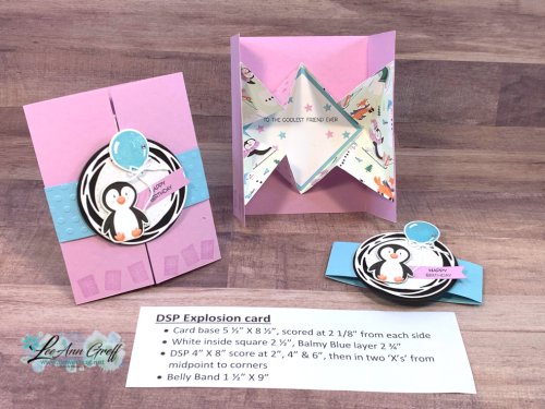 Penguin Place explosion card