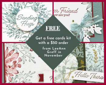 FREE card kit in November