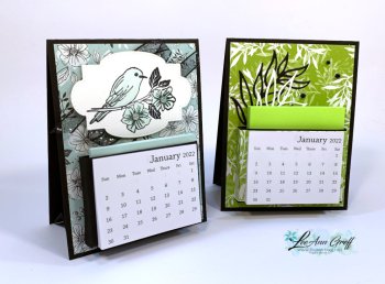 Friendly Hello Easel Calendar