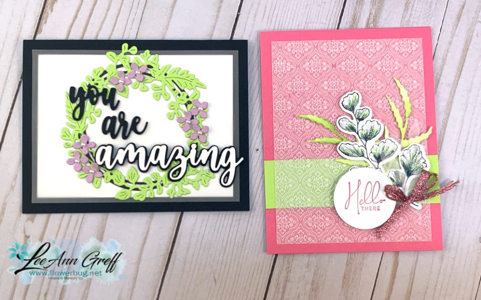 Botanical Layers vellum wreath. 