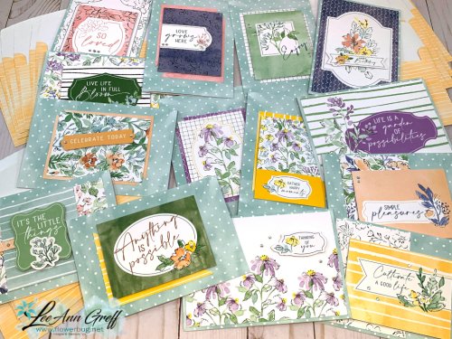July Hand-Penned Memories & More cards