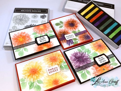 Delicate Dahlias poppin Pastels 