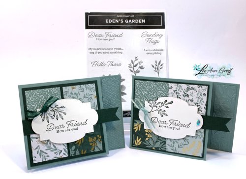 4 square Side flap card FB Live