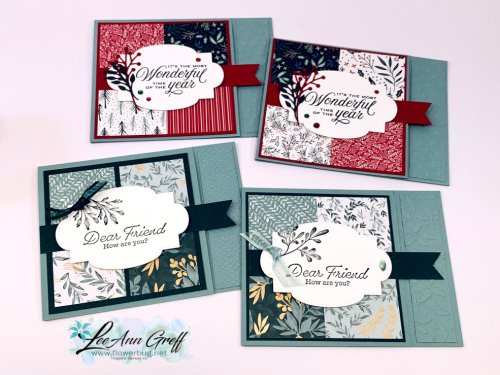 4 square Side flap card FB Live