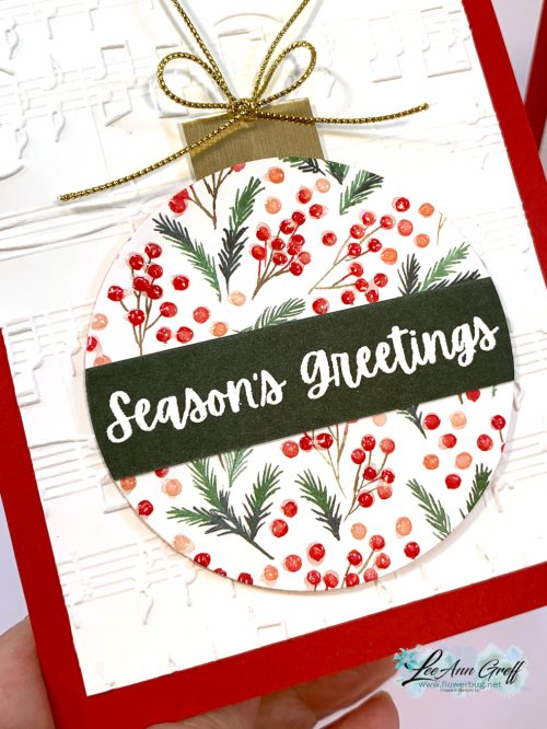 Christmas ornament cards