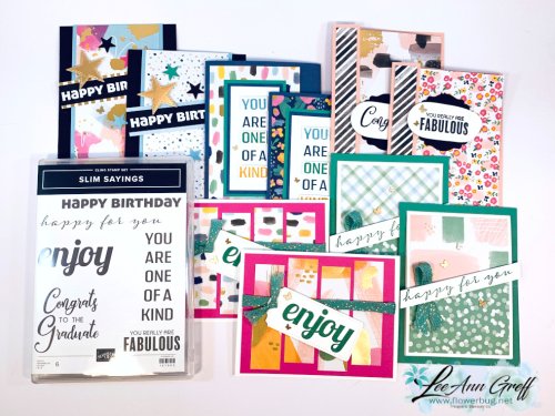 Abstract Beauty cards kit 