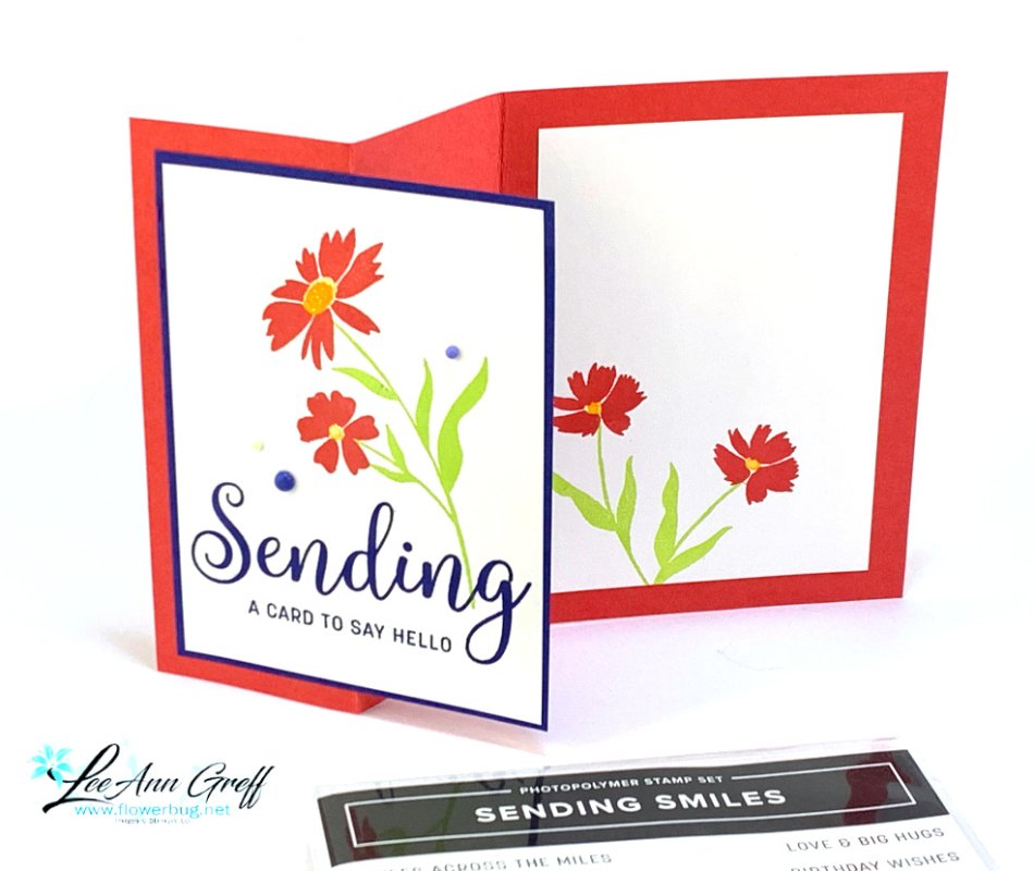Sending Smiles diagonal sketch