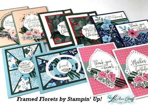 Framed florets cards kit
