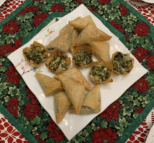 Christmas Spanakopita Christmas Spanakopita
