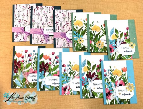 Awash in Beauty & Dainty Flowers quick cards Awash in Beauty & Dainty Flowers quick cards