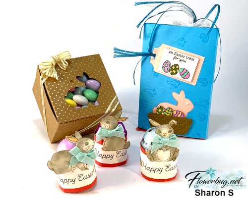 Easter Bunny trio vellum