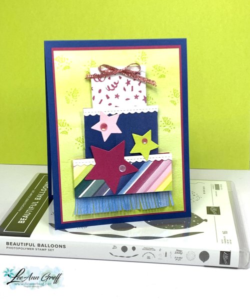 Beautiful Balloons triple tier . 