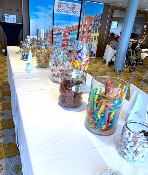 Norway hospitality candy