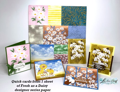 Fresh as a a Daisy quick cards