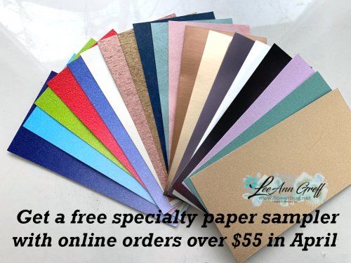 April specialty paper sampler