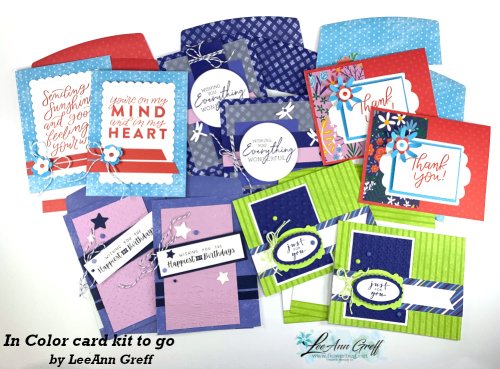 April 23 In Color card kit 