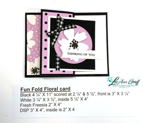 Delightfully Eclectic fun fold card