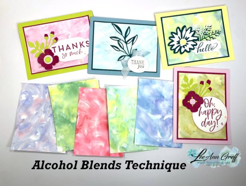 Alcohol blends cards 