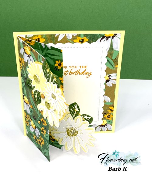 August Barb Fresh as a Daisy fold