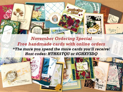 2023 November ordering free cards