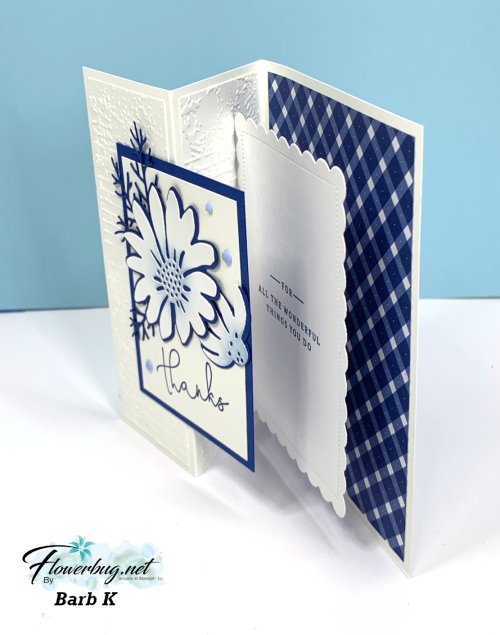 August Barb double pop up