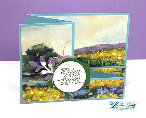 Meandering Meadow zfold card