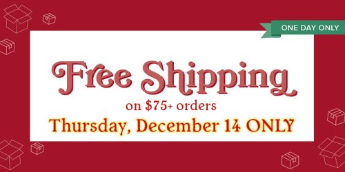 Free shipping Dec 23