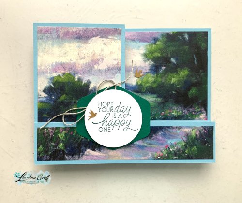 Meandering Meadow double z fold