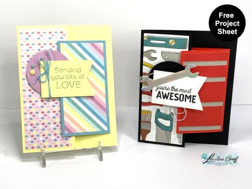 Trusty Tools & Hot Air balloon cards